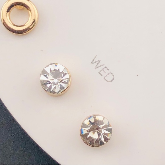 NWT 7 Pairs Stud Earring Set, Daily Dainty Studs, Handmade - Knot - Picture 4 of 10